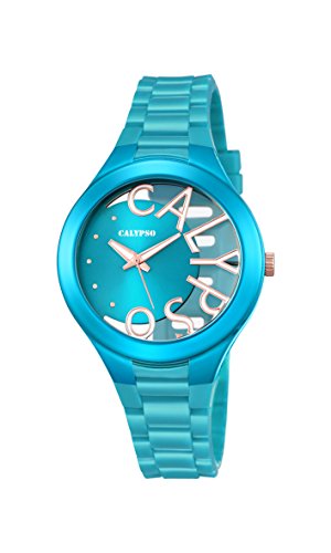 Calypso Damen Datum klassisch Quarz Uhr mit Plastik Armband K5678/4 Calypso Damen Datum klassisch Quarz Uhr mit Plastik Armband K5678/4 von Calypso