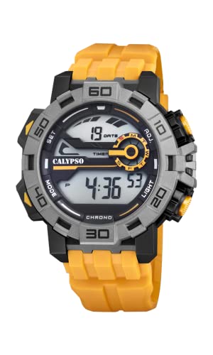 Calypso Jungs Digital Gesteppte Daunenjacke Uhr mit Kunststoff Armband K5809/1 von CALYPSO