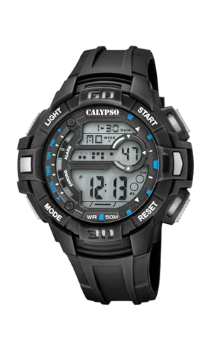 Calypso Uhr Für Herren K5836/4 Flash Time Multi Silikon Case SchwarzSilikon Band von Calypso