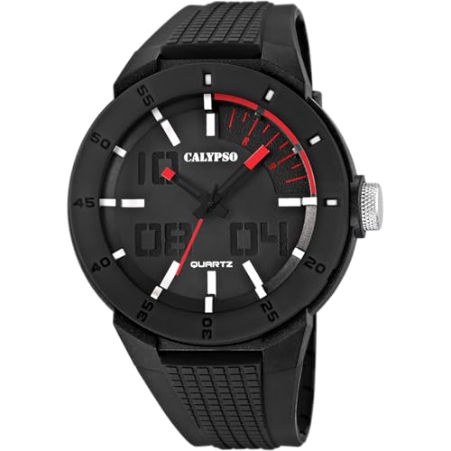 Calypso Uhr Für Herren K5629/2 Street Style Multi Silikon Case SchwarzSilikon Band von Calypso