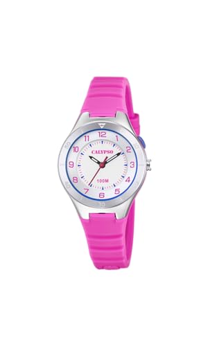 Calypso Unisex Analog Gesteppte Daunenjacke Uhr mit Kunststoff Armband K5800/2 von CALYPSO