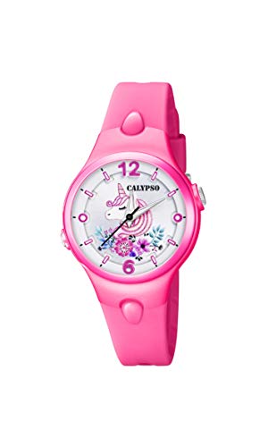 Calypso Mädchen Analog Quarz Uhr mit Plastik Armband K5783/6 von Calypso