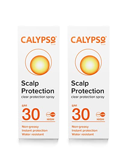 Calypso Scalp Protector Spray LSF30 – Multipack 2 × 50 ml - Sonnenschutz für Haar und Kopfhaut, UVA- und UVB-Schutz, wasserabweisend, nicht fettend von Calypso