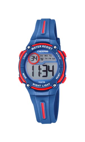 Calypso Jungen Digital Quarz Uhr mit Plastik Armband K6068/4 von CALYPSO