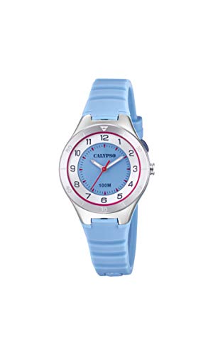 Calypso Unisex Analog Gesteppte Daunenjacke Uhr mit Kunststoff Armband K5800/1 von Calypso