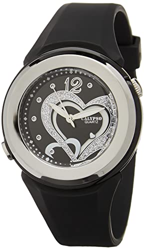 Calypso Mdchen Analog Quarz Uhr mit Plastik Armband K5576/6 von CALYPSO