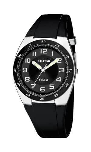 Calypso Herren Analog Quarz Uhr mit Plastik Armband K5753/6 von CALYPSO