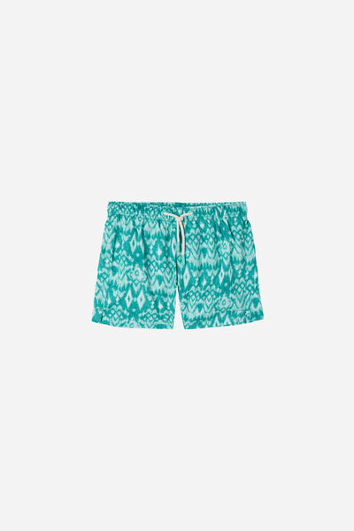 Bade-boxershorts Mit Muster Für Jungen Formentera Blau von Calzedonia