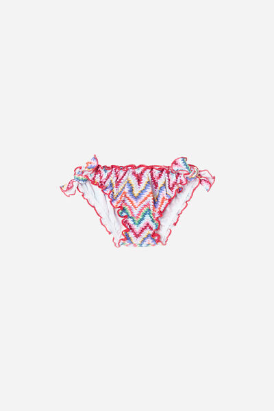 Badehose Für Mädchen Multicolor Chevron Multifarben von Calzedonia