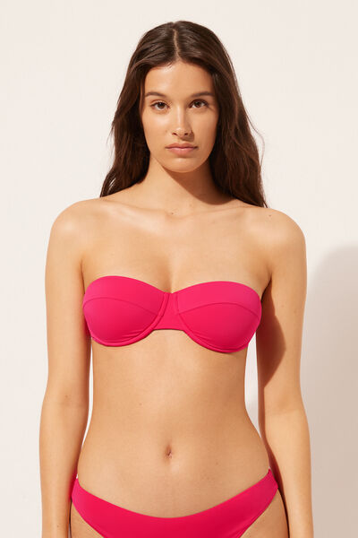 Bandeau-bikinioberteil Im Balconette-stil Mit Leichter Wattierung Indonesia Rosa von Calzedonia