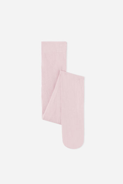 Besonders Blickdichte Mädchenstrumpfhose Mit Kaschmiranteil Rosa von Calzedonia