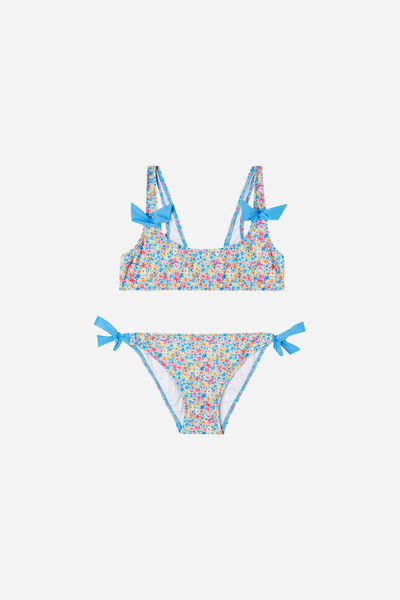 Bikini Für Mädchen Flower Meadow Blau von Calzedonia