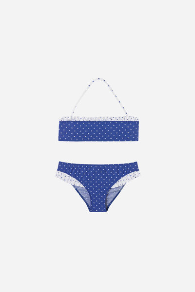 Bikini Für Mädchen Point Of Blue Blau von Calzedonia