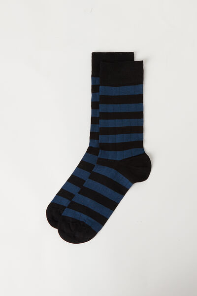 Gestreifte Herrensocken Blau von Calzedonia