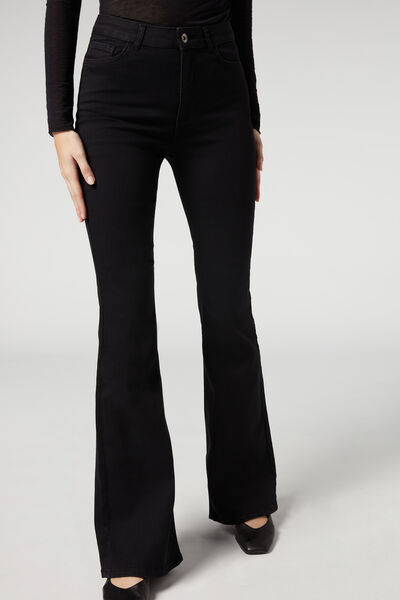 Jeans Flare Schwarz von Calzedonia