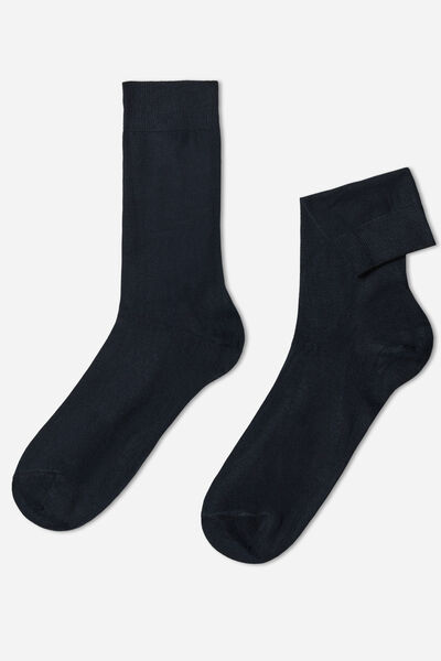 Kurze Herrensocken Mit Cashmere Blau von Calzedonia