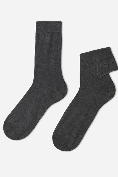 Kurze Herrensocken Mit Cashmere Grau von Calzedonia