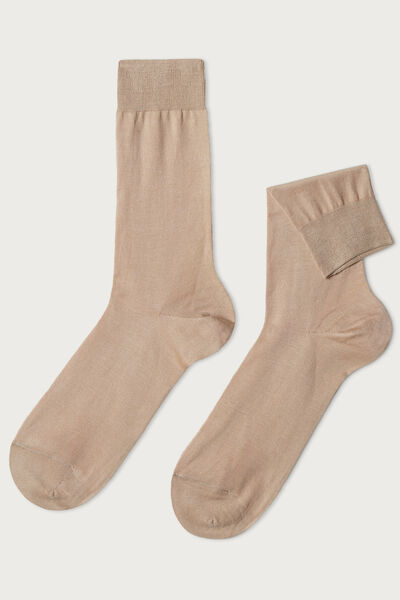 Kurze Herrensocken Mit Fil D‘ecosse Hautfarben von Calzedonia