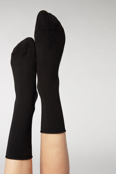 Kurze Socken Mit Cashmere Schwarz von Calzedonia