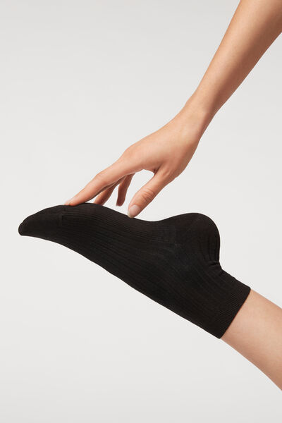 Kurze Socken Mit Cashmere Schwarz von Calzedonia