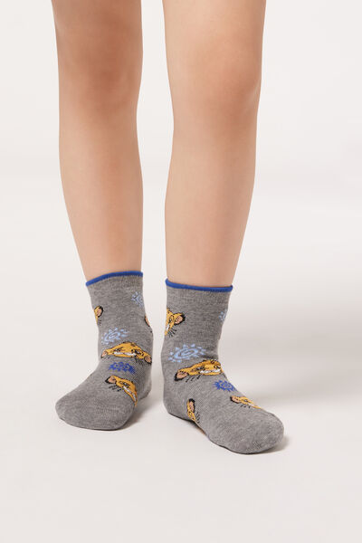 Kurze Socken Mit Disney-muster Für Kinder Grau von Calzedonia