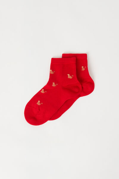 Kurze Socken Mit Tiermuster Für Kinder Aufdruck von Calzedonia