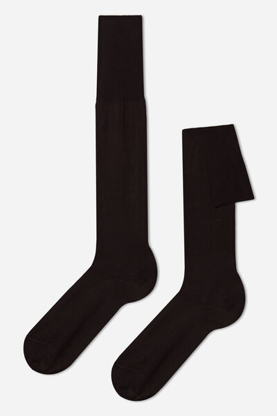 Lange Herrensocken Mit Fil D‘ecosse Braun von Calzedonia