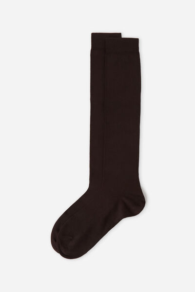 Lange Socken Aus Winterbaumwolle Für Herren Braun von Calzedonia