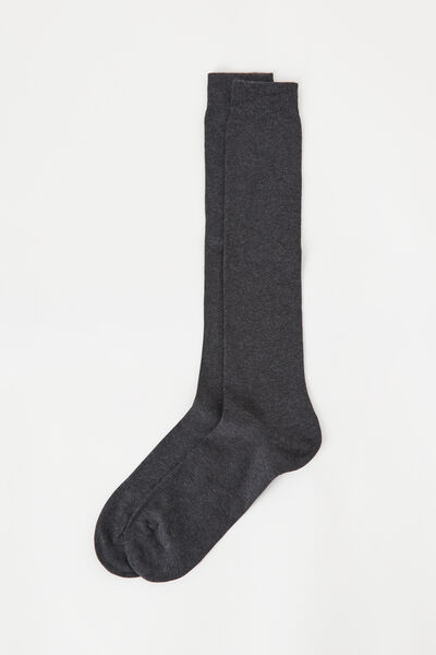 Lange Socken Aus Winterbaumwolle Für Herren Grau von Calzedonia