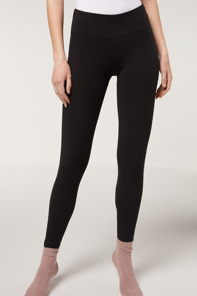 Leggings Aus Supima-baumwolle Schwarz von Calzedonia