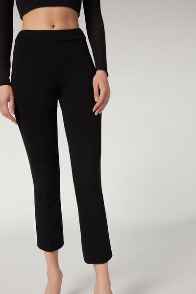 Mini Flare Leggings Schwarz von Calzedonia