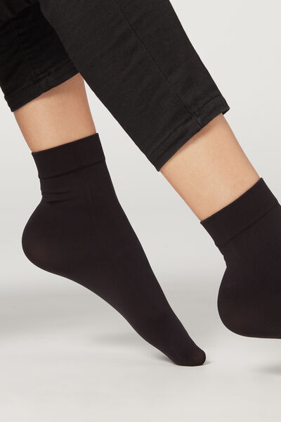 Socken 50 Denier Mit Weichem Griff Schwarz von Calzedonia