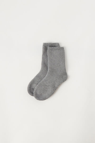 Socken Aus Baumwollfrottee Für Kinder Grau von Calzedonia