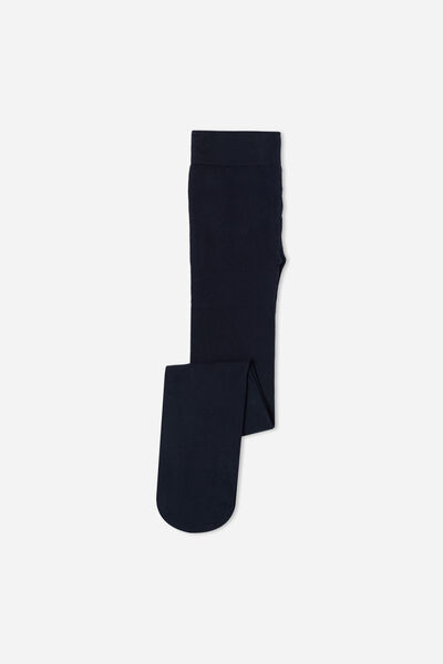 Strumpfhose Aus Eco-baumwolle Für Mädchen Blau von Calzedonia