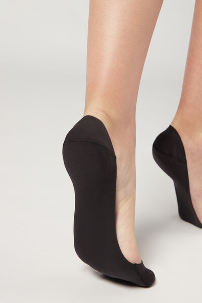 Unsichtbare Damensocken Mit Seitlichem Ausschnitt Schwarz von Calzedonia