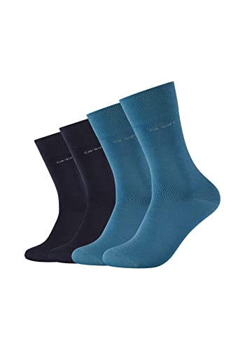 Camano 003642000 - Unisex ca-soft Socken 4 Paar, Farbe seaport, Größe 43/46 von Camano