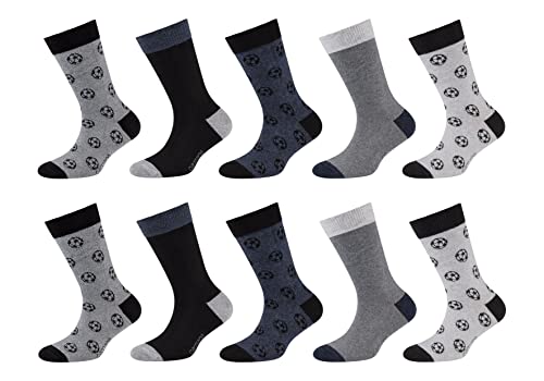 Camano 1106110000 - Kinder ca-soft recycled cotton Socken 10p, Größe 31/34, Farbe black von Camano