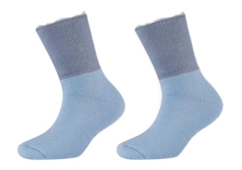 Camano 1106119000 - Kinder warm-up Socken 2 Paar, Größe 27/30, Farbe infinity von Camano