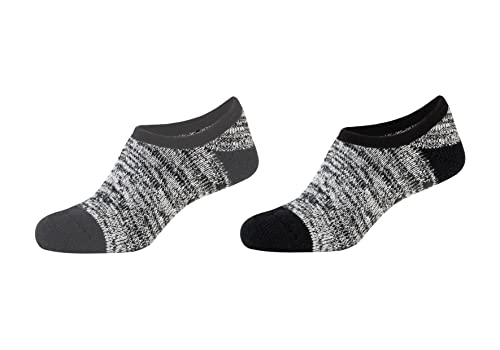 Camano 1142000002 - Damen mouline cosy Kuschel Sneaker 2 Paar, black, Größe 35/38 von Camano