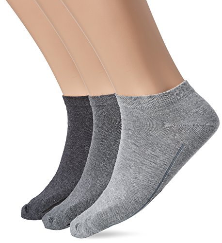 Camano Unisex-Erwachsene 3003 Füßlinge, Grau (Grey Combination 0049), 47/50 (47/49) (3er Pack) von Camano