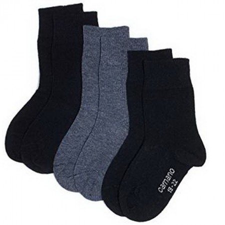 Camano 3701 Ca-Soft Socken 04 navy 35-38-Kindersocken 6 Paar von Camano