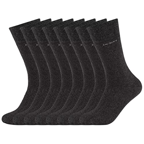 Camano 8 Paar Socken Unisex 3642 CA-SOFT Cotton ohne Gummidruck Damen und Herren Strümpfe, Farbe Anthrazit, Größe 39-42 Camano 8 Paar Socken Unisex 3642 CA-SOFT Cotton ohne Gummidruck Damen und Herren Strümpfe, Farbe Anthrazit, Größe 39-42 von Camano