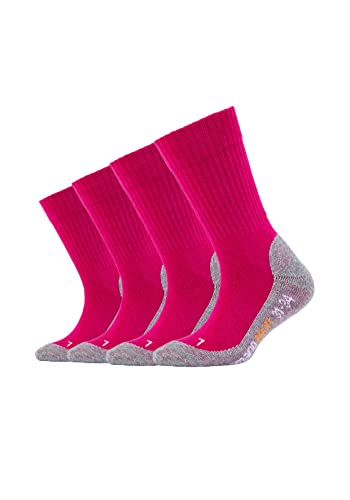 Camano Unisex-Child 9301 Socken, 4X Pink, 23-26 (4er Pack) von Camano