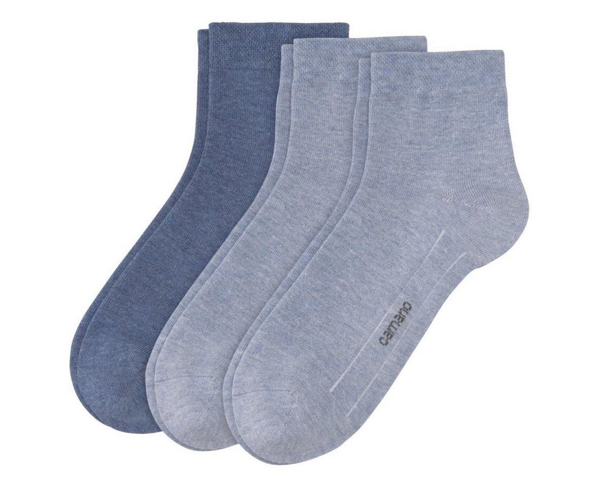 Camano Basicsocken CA-SOFT Quarter 3-er von Camano