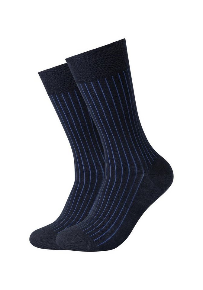 Camano Basicsocken Men Fashion Socks 2p navy von Camano
