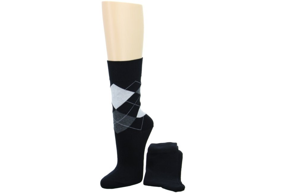 Camano Basicsocken Men Fashion Socks Argyle 2p von Camano