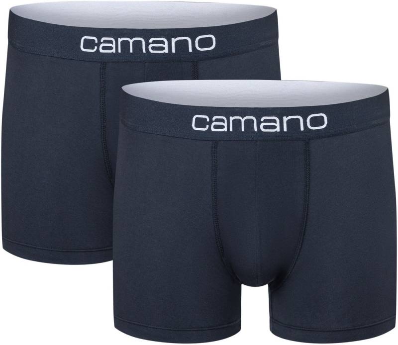 Camano Boxershorts comfort (2er Pack) mit elastischem Logobund von Camano
