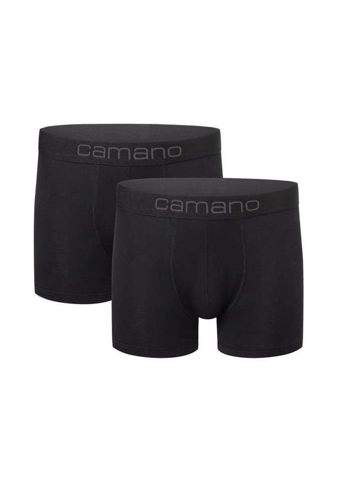 Camano Boxershorts (2er Pack) mit elastischem Logobund von Camano