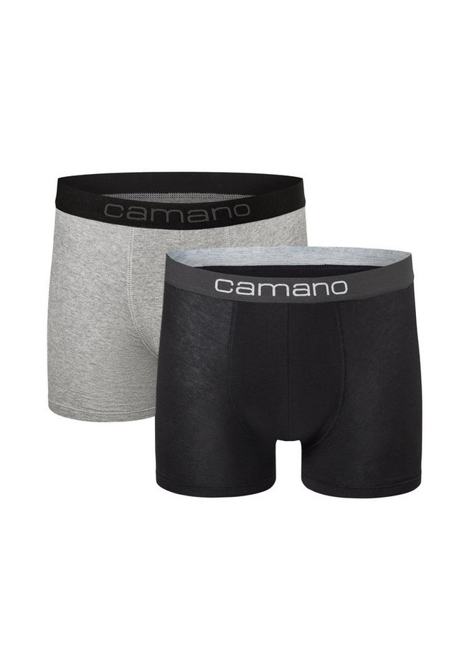 Camano Boxershorts (2er Pack) mit elastischem Logobund von Camano