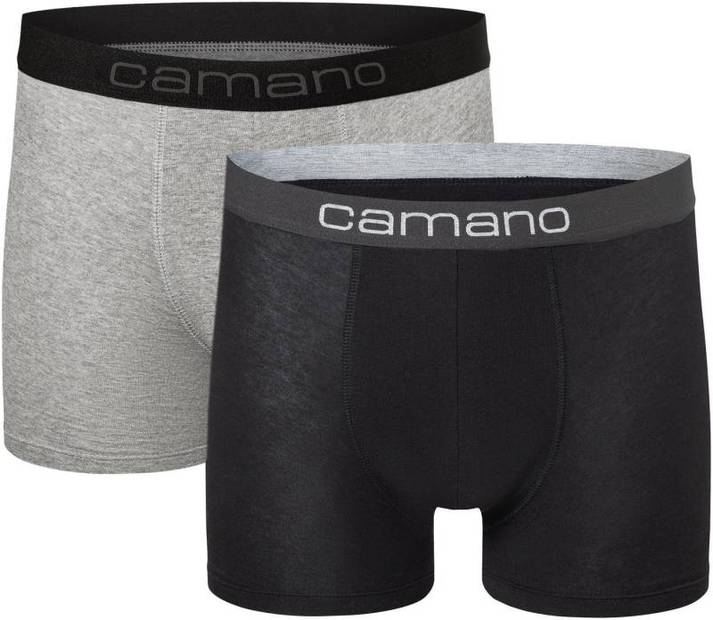 Camano Boxershorts comfort (2er Pack) mit elastischem Logobund von Camano